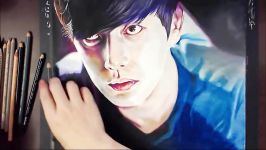 Drawing Park Hae jin 박해진朴海鎭 using colored pencil