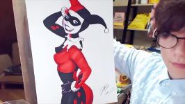 Marker Speed Drawing 40 min  TAS 할리 퀸 Harley Quinn