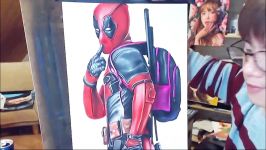 데드풀 그림 그리기  Speed drawing Deadpool