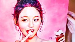 AOA 설현 팬아트 Drawing Seol Hyun using colored pencil