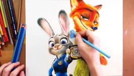 Judy Hopps Nick Wilde Zootopia  Speed drawing  drawholic