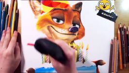 Drawing Nick Wilde Zootopia 주토피아 닉 와일드 그리기  drawholic