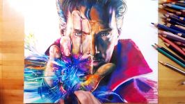 Speed Drawing Doctor Strange Benedict Cumberbatch