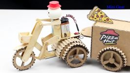 Wow Amazing DIY Robot Pizza Delivery  Electric Bike 3 Wheels