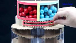 How to Make Vending Machine with Gumball from Cardboard