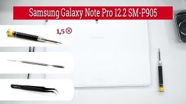 آموزش باز کردن Samsung Galaxy Note Pro 12.2 SM P905