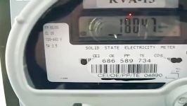 Landis Gyr Electric Meter on Three Phase Transformer