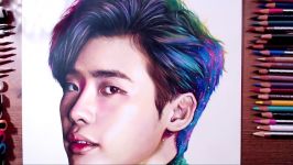 Lee Jong suk  colored pencil drawing  drawholic