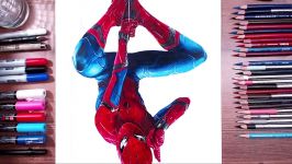 Spider Man Homecoming  speed drawing  drawholic