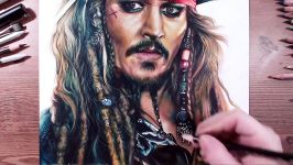 Drawing Jack Sparrow Johnny Depp  drawholic