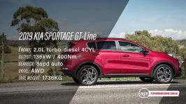 2019 Kia Sportage GT Line diesel 8spd 0 100kmh engine sound