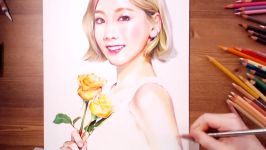 TaeYeon SNSD Girls Generation  Speed drawing  drawholic