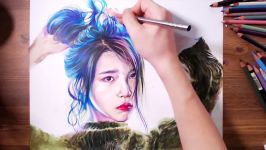 아이유 IU アイユ Speed drawing  drawholic