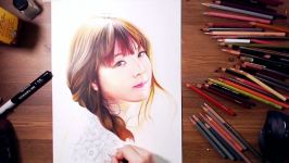 Juniel  Colored pencil speed drawing  drawholic