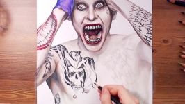 Suicide Squad Joker Jared Leto  Speed drawing