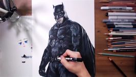 Dawn of Justice Batman  speed drawing  drawholic