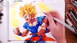 Drawing Dragon Ball Super Saiyan Goku  drawholic