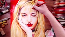 BLACKPINK Lisa  speed drawing  drawholic