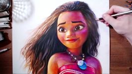 Moana  Colored pencil drawing  drawholic