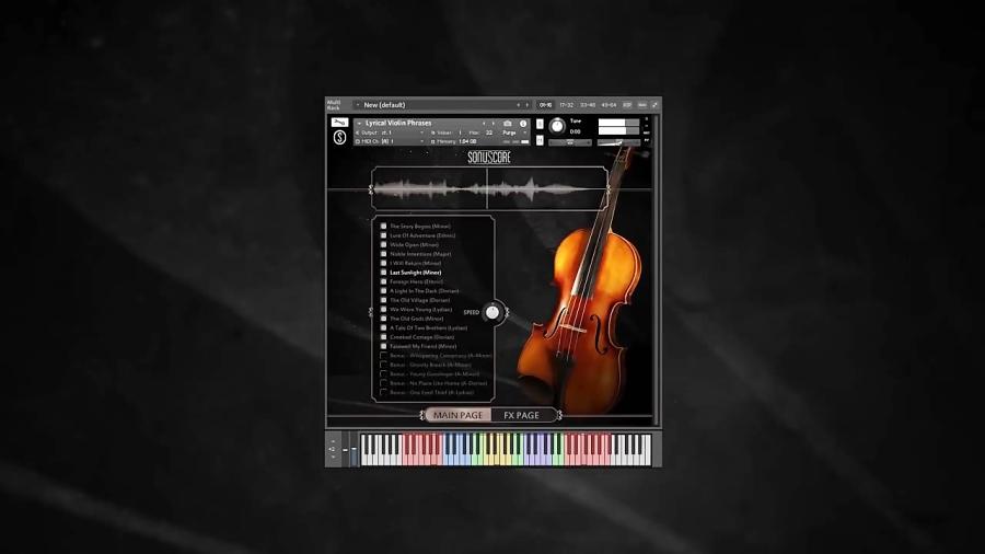 SONUSCORE  Lyrical Violin Phrases  Walkthrough