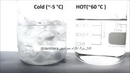 بررسی اثر دما بر تعادل شیمیایی