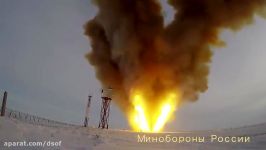 لحظه پرتاب موشک مافوق صوت آوانگارد روسیه