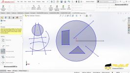 فرمان Trim away inside در نرم افزار سالیدورکز یا سالیدورک 2018 SOLIDWORKS 2018