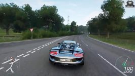 رانندگی Porsche 918 Spyder در فورزا هورایزن ۴