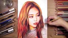 BLACKPINK Jennie  speed drawing  drawholic