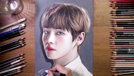 BTS V Tae Hyung  colored pencil drawing  drawholic