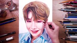 Wanna One Kang Daniel  colored pencils drawing  drawholic