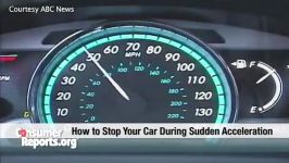 How to Stop Your Car During Sudden Acceleration  Consumer Reports