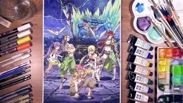 Fairy Tail the Movie Dragon Cry  Watercolor painting  drawholic