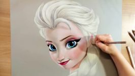 Speed Drawing Elsa  Frozen 2013 Drawing Hands