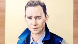 Speed Drawing Tom Hiddleston Thor Loki Drawing Hands