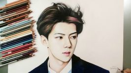 Speed Drawing EXO  Se hun Drawing Hands