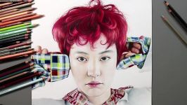 Speed Drawing EXO  Chan Yeol Drawing Hands