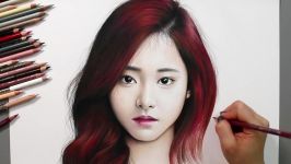 Speed Drawing TWICE  Tzuyu Drawing Hands