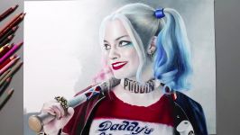 Speed Drawing Suicide Squad  Harley quinn Drawing Hands