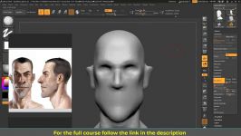 Sculpt and Poly Paint a Stylized Head in Zbrush  Part02