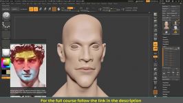 Sculpt and Poly Paint a Stylized Head in Zbrush  Part05