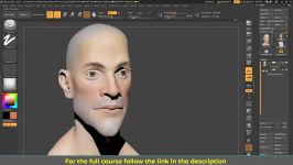 Sculpt and Poly Paint a Stylized Head in Zbrush  Part 08 