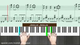 پیانو آهنگ زیبای عیسی مسیح Piano Jesus Jesus آموزش پیانو ایرانی پاپ کلاسیک جز