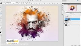 دانلود اکشن فتوشاپ ایجاد افکت اسپلش رنگ بر روی تصاویر