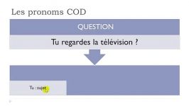 Learn French  Unit 4  Lesson K  Les pronoms COD