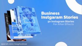 پروژه افترافکت مجموعه استوری اینستاگرام Business Instagram Stories