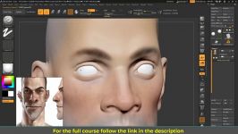 Sculpt and Poly Paint a Stylized Head in Zbrush  Part07