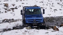 2019 Mercedes Unimog U 4023 Snow Off Road Driving