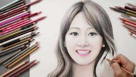 Speed Drawing Twice  Jihyo Drawing Hands