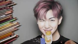 Speed Drawing BTS  Rapmonster Drawing Hands